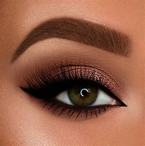 brown makeup  brown eyes