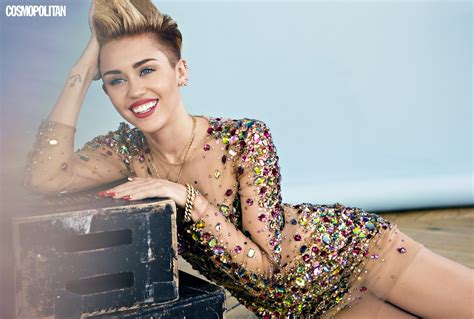 Miley Cyrus covers December Cosmopolitan - LA Times