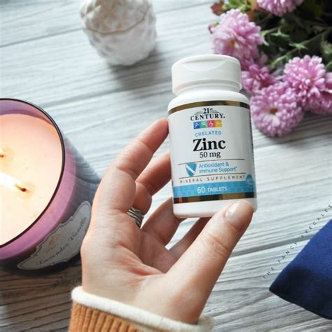 Цинк цитрат 21 st Century Zinc Citrate 50 мг. 60 таблеток — купить в ...