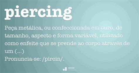 Como Se Escreve A Palavra Piercing