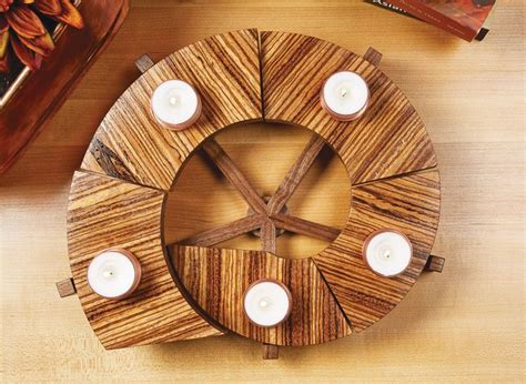 Tealight Candle Centerpiece | Woodsmith Plans - Perfect to give as a ...