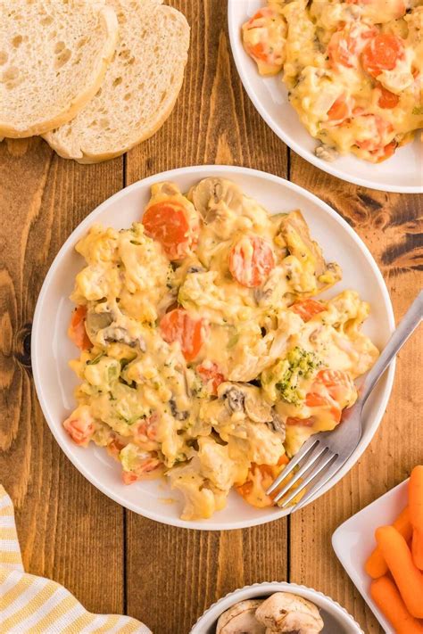 Cheesy Vegetable Casserole - xoxoBella