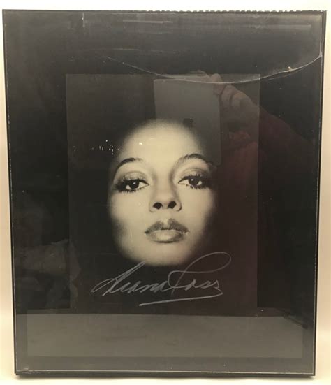 DIANA ROSS B&W SIGNED PHOTO. From a serious collector of Diana Ross