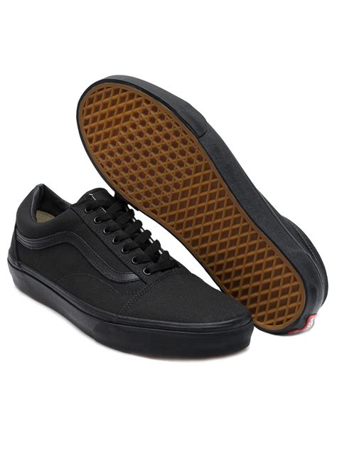 Tenis Da Vans Preto Masculino - Vans - Tênis Masculino Old Skool - Preto