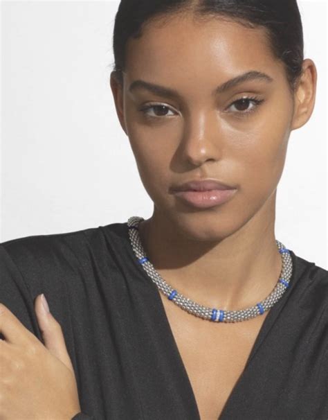 Ultramarine Caviar Single Station Diamond Caviar Necklace - j.hoffman's