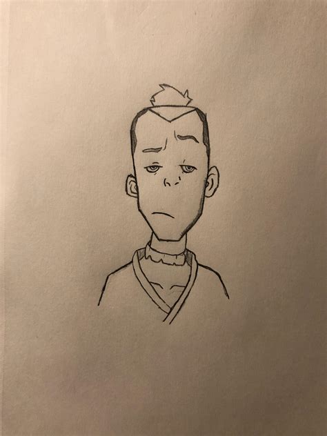 Began drawing casually recently, here’s Sokka. Feedback is welcome! : r ...