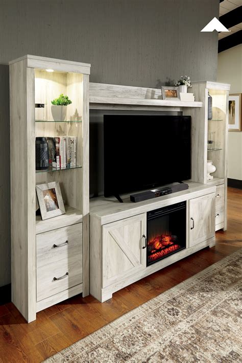Ashley Furniture Tv Stand With Fireplace - HMDCRTN