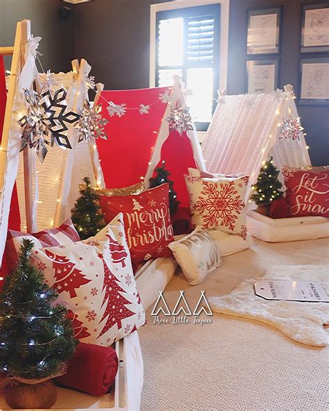 Cozy Christmas Teepee Sleepover for the Kessler Family