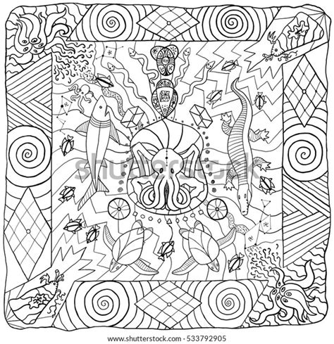 Lovecraft Cthulhu Mythos Themed Illustration Australian Stock ...