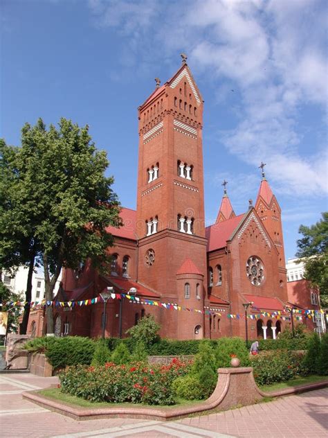 Belarus. Minsk. Church of Saints Simon and Helena Editorial Stock Image ...