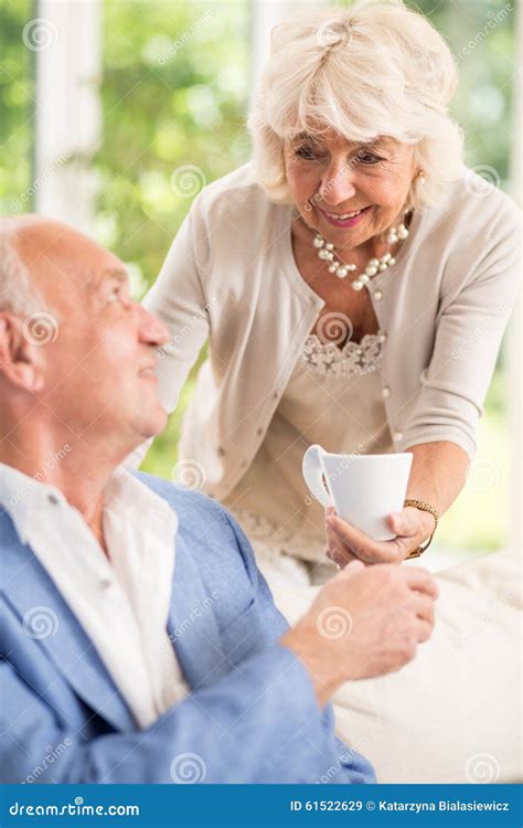 Mature wife with husband stock image. Image of romance - 61522629