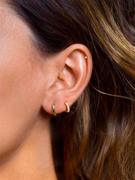 mm teeny tiny moon studs dainty star studs tiny crescent moon earrings