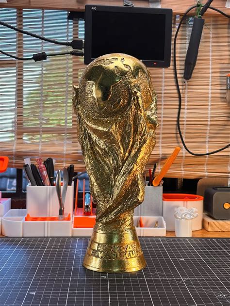 fifa world cup trophy  accurate design   print model