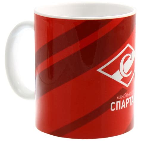 Кружка ХК «Спартак» 400 руб. - Классическая модель из керамики
