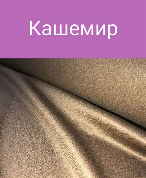 Описание кашемира