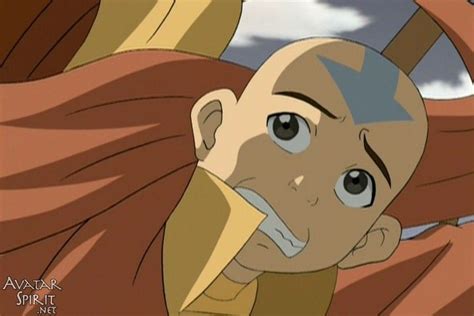 avatar aang accidentally exposing  arrow  flying