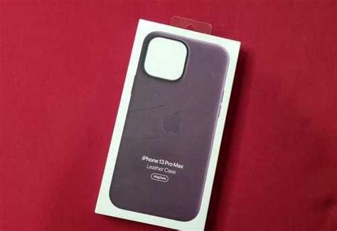 Оригинальный чехол iPhone 13 Pro Max Leather Case | Festima.Ru ...