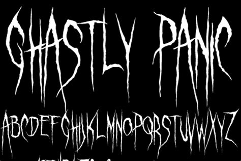 Ghastly Panic Font | Sinister Fonts | FontSpace
