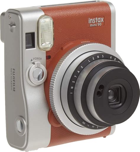 Fujifilm Instax Mini 90 Neo Classic Instant Film Camera, Brown ...