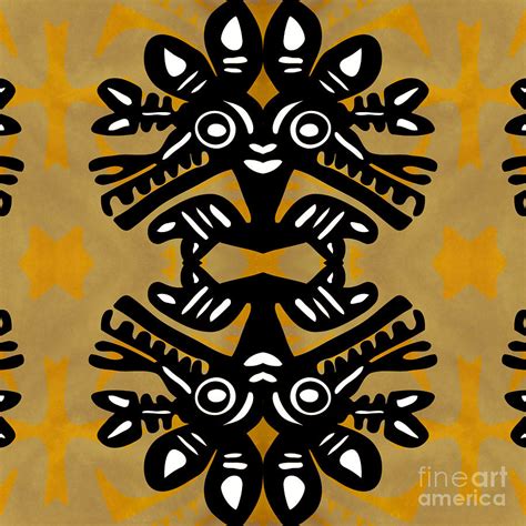 Tribal african art design Digital Art by Paul Cummings | Fine Art America