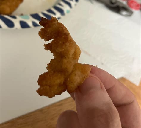 UK Shaped Chicken Nugget : r/pics