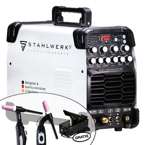 STAHLWERK AC/DC TIG 200 Pulse ST, welding machine with 200 amp TIG ...