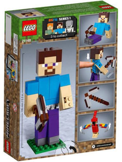 Лего 21148 Стив с попугаем Lego Minecraft купить в Минске