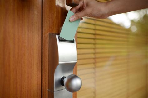how to use a card to open a door