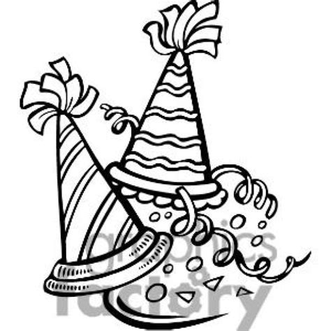 year  eve clip art black  white   cliparts