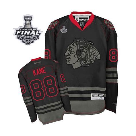 Black Ice Patrick Kane Jersey Reebok Chicago Blackhawks 88 Authentic ...