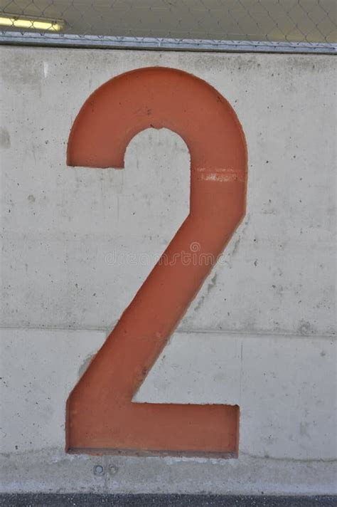 Symbol of the number two stock image. Image of measurement - 210636513