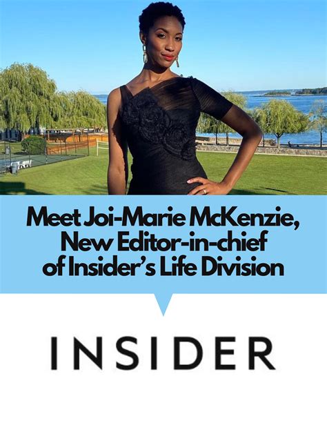 Introducing Joi-Marie McKenzie, New Editor-in-chief of Insider’s Life