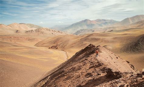 aerial view  desert  stock photo