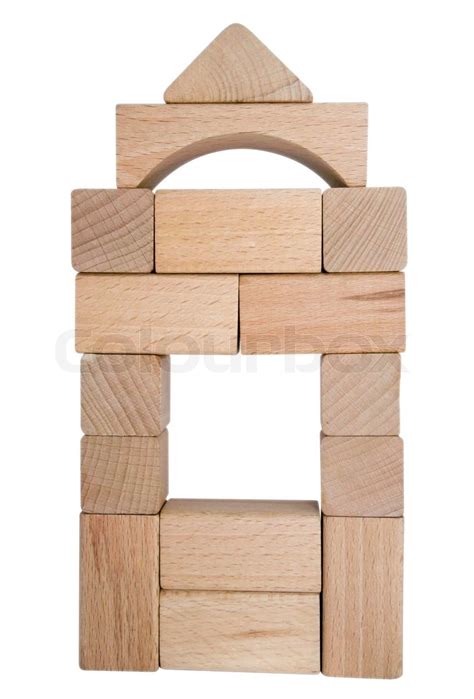 wooden blocks stock image colourbox