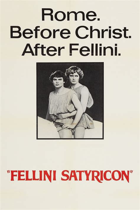 Fellini Satyricon (1969) - Posters — The Movie Database (TMDB)