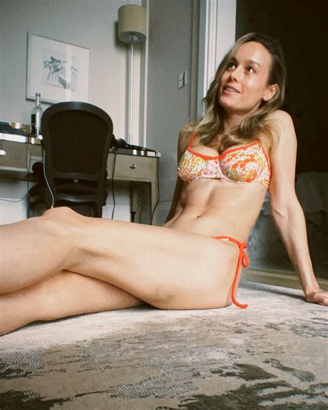 Brie Larson | Summer is here but bruises from training are in every