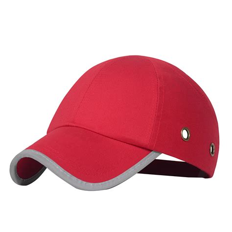 Women Men Outdoor Worker Baseball Bump Cap Solid H... – Vicedeal