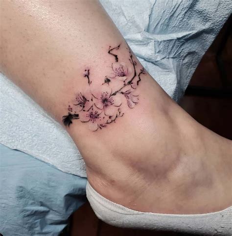 Flower Tattoo Foot Design | Best Flower Site