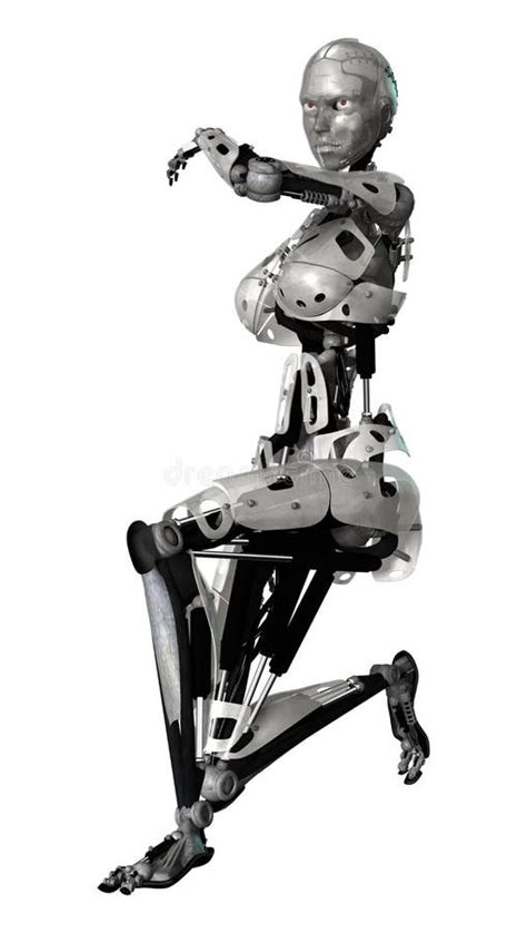 Cyborg stock abbildung. Illustration von frau, wissenschaft - 53180802