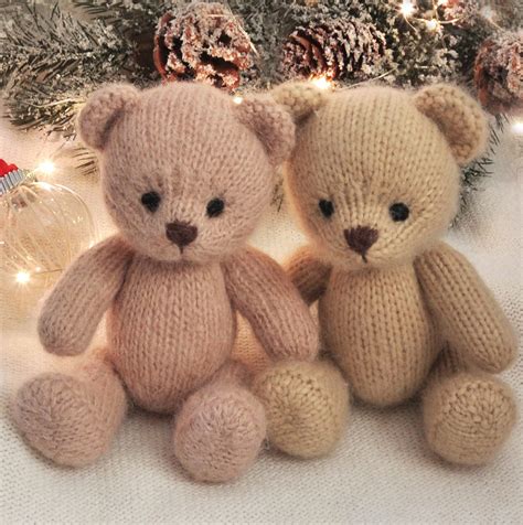 patterns  knitted teddy bears bear knitting pattern