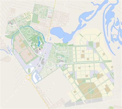 Генплан "Южного города" | Табурент