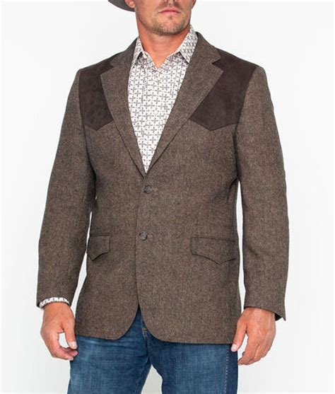 Men's Cowboy Button Western Sport Coat Blazer - Jackets Expert