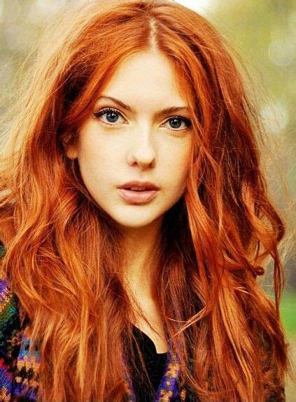 Рыжие волосы и зеленые глаза: естественное сочетание | HAIR FRESH