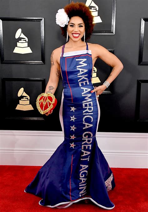 Grammy 2019: Joy Villa homenageia novamente Donald Trump - Revista