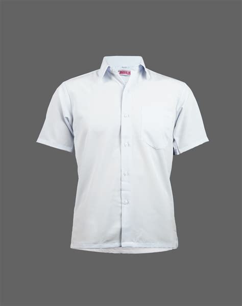 short sleeve white secondary school uniform collar adult tung