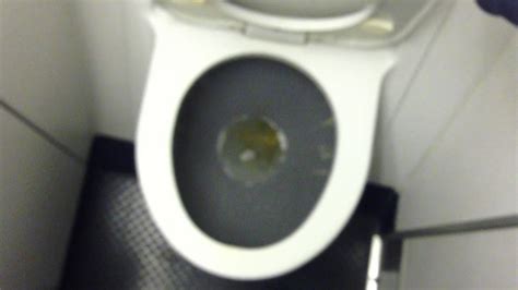 Plane Toilet with Special Toilet Seat - YouTube