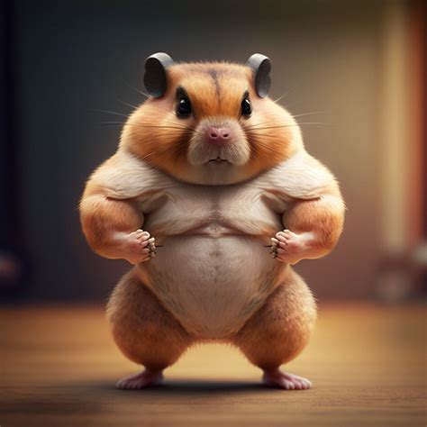 muscular marvels cutest warrior hamster muscular marvels opensea