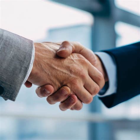 business partnership agreement handshake   professionals