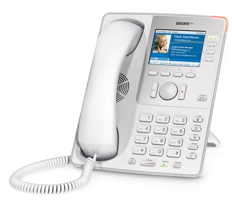 Snom 821 - Белый IP-телефон, HD аудио, WLAN, POE, 2 порта Gigabit ...
