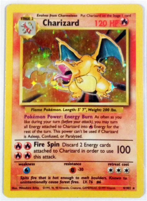 Charizard Pokemon Card Printable